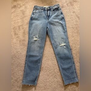 Hollister curvy ultra high rise mom jeans